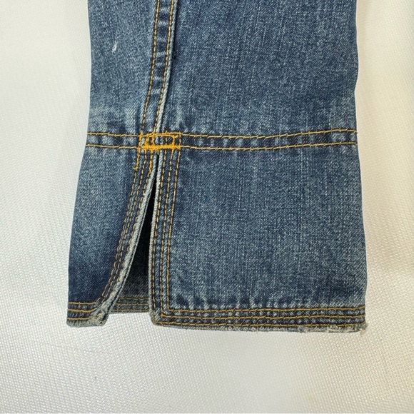 Anne Klein vintage denim tailored denim blazer, Bloomingdale’s y2kSz 6 Petite - Picture 4 of 17